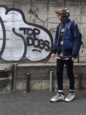 やんねさん(メンズ・180cm)の冬コーディネート