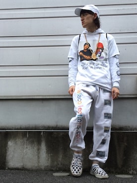 やんねさん（メンズ・180cm）の春コーディネート