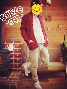 hide◡̈さん（メンズ・173cm）の冬コーディネート