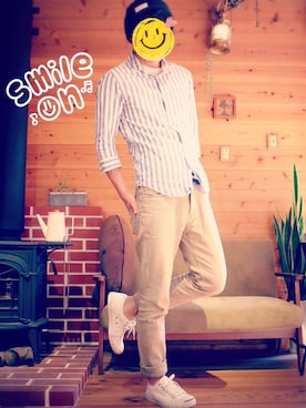 hide◡̈さん（メンズ・173cm）の冬コーディネート