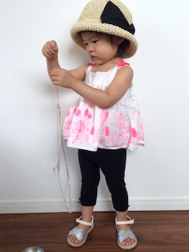 「babygap」｜「アイテム（キャミソール）」を使った、Anna tさん（レディース・162cm）の夏コーディネート