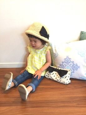 「babygap」｜「アイテム（モカシン/デッキシューズ）」を使った、Anna tさん（レディース・162cm）の夏コーディネート