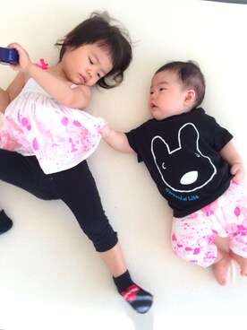 「babygap」｜「アイテム（キャミソール）」を使った、Anna tさん（キッズ・80cm）の夏コーディネート