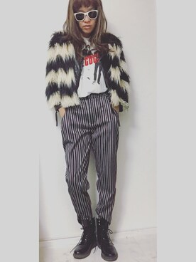 「zoe（ゾーイ）のアイテム（ジャケット/アウター）」を使った、Kotomi Minagawaさん（レディース・169cm）の秋コーディネート