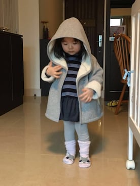 @mimminさん（キッズ・90cm）の冬コーディネート