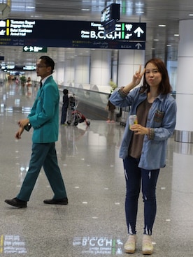 「STYLENANDA」｜ミカさん（レディース・158cm）の冬コーディネート