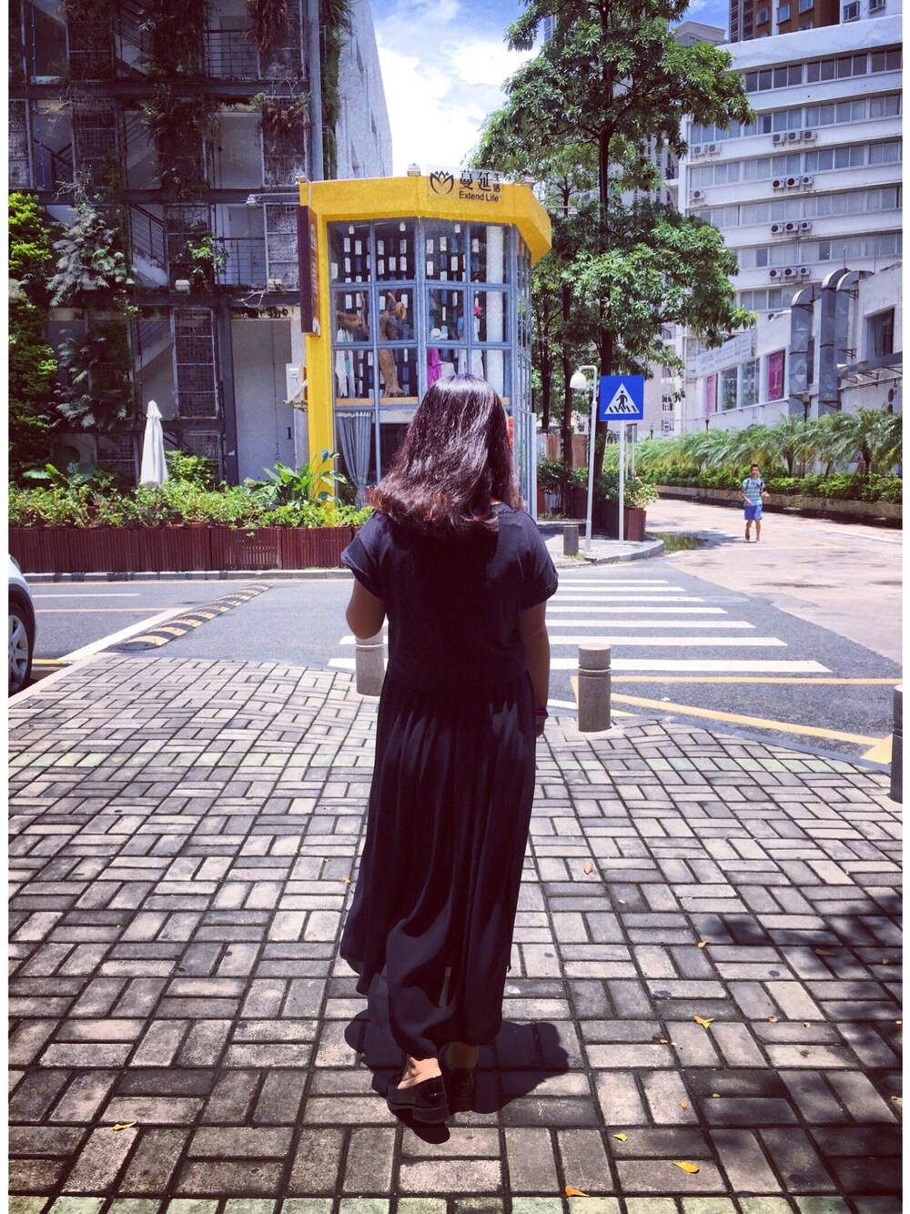 「damnworkingday、ALL BLACK、allblackgirl」｜「ZARAのアイテム（Tシャツ/カットソー、ブラック系）」を使った、irislamlam-さん（レディース・163cm）の夏コーディネートの1枚目の写真