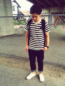 jin .さん（メンズ・166cm）の夏コーディネート