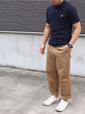 「CONVERSE（コンバース）のCONVERSE コンバース ジャック パーセル / JACK PURCEL（スニーカー）」を使った、jin .さん（メンズ・166cm）の夏コーディネート