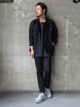「FACTOTUM（ファクトタム）のアイテム（ブルゾン）」を使った、HIROMU_OTAさん（メンズ・174cm）の秋コーディネート