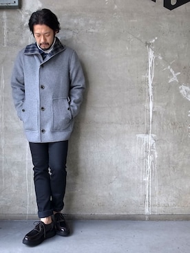 「FACTOTUM（ファクトタム）のアイテム（その他アウター）」を使った、HIROMU_OTAさん（メンズ・174cm）の秋コーディネート