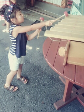 airi...nさん（キッズ・100cm）の夏コーディネート