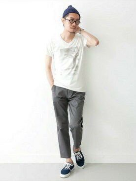 エグチさん(メンズ・175cm)の夏コーディネート