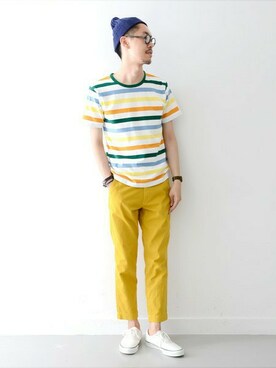 エグチさん（メンズ・175cm）の夏コーディネート