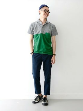 エグチさん(メンズ・175cm)の夏コーディネート