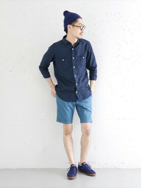 エグチさん(メンズ・175cm)の夏コーディネート