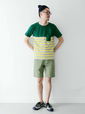 エグチさん(メンズ・175cm)の夏コーディネート