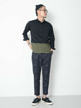 エグチさん（メンズ・175cm）の秋コーディネート