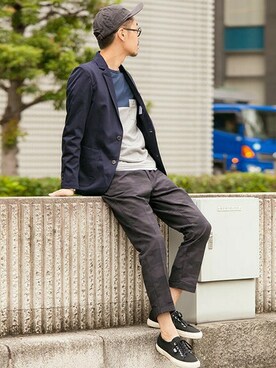 エグチさん(メンズ・175cm)の秋コーディネート