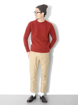 エグチさん(メンズ・175cm)の冬コーディネート