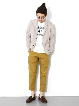 エグチさん(メンズ・175cm)の春コーディネート