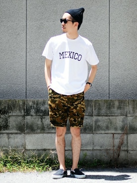 エグチさん（メンズ・175cm）の夏コーディネート