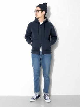 エグチさん(メンズ・175cm)の冬コーディネート