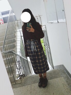「autumn look」｜「アイテム（スウェット）」を使った、Juveniliaさん（レディース・171cm）の秋コーディネート