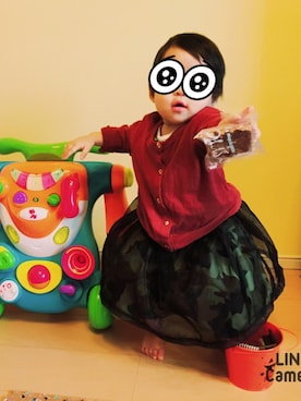 「もうすぐ1歳」｜NikoNikoNikoさん（キッズ・60cm）の秋コーディネート