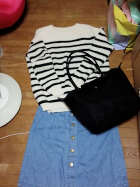 「Triumph（トリンプ）のアイテム」を使った、aoさん（レディース・158cm）の秋コーディネート