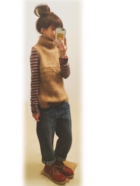 「aiko」｜「アイテム（アナログ腕時計）」を使った、ぷぷこ   ༘*﻿さん（レディース・151cm）の秋コーディネート