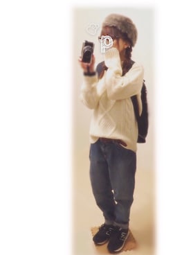 ぷぷこ   ༘*﻿さん（レディース・151cm）の冬コーディネート