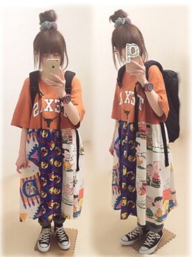 ぷぷこ   ༘*﻿さん（レディース・151cm）の春コーディネート