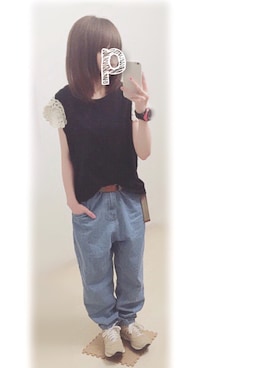 「aiko」｜「アイテム（アナログ腕時計）」を使った、ぷぷこ   ༘*﻿さん（レディース・151cm）の夏コーディネート