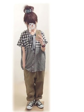 「aiko」｜「アイテム（その他）」を使った、ぷぷこ   ༘*﻿さん（レディース・151cm）の春コーディネート