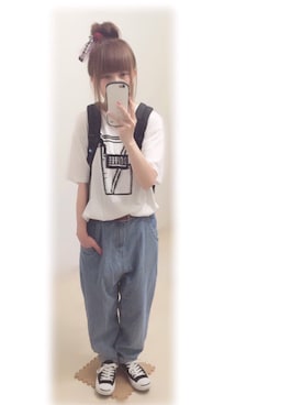 ぷぷこ   ༘*﻿さん（レディース・151cm）の夏コーディネート