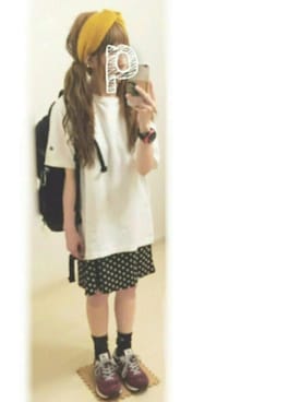 「aiko」｜「アイテム（アナログ腕時計）」を使った、ぷぷこ   ༘*﻿さん（レディース・151cm）の夏コーディネート