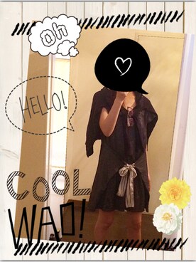 「Switch（スウィッチ）のアイテム」を使った、yagiさん（レディース・153cm）の夏コーディネート