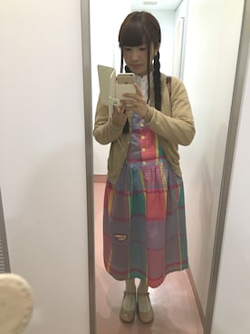 「Pastel Plan」｜さゆり。さん（レディース・154cm）の春コーディネート