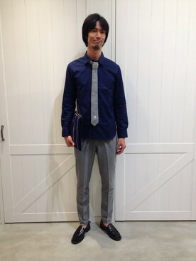 uedaさん（メンズ・185cm）の秋コーディネート