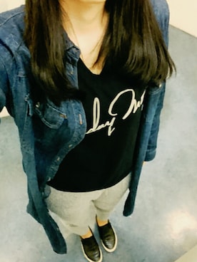 「アイテム（シャツワンピース）」を使った、marinaさん（レディース・171cm・20代）の冬コーディネート