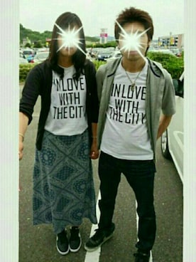 「カップルコーデ」｜marinaさん（レディース・171cm）の春コーディネート