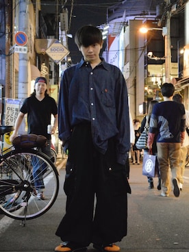 「banal chic bizarre」｜Re-ji Fujisawaさん（メンズ・175cm）の秋コーディネート