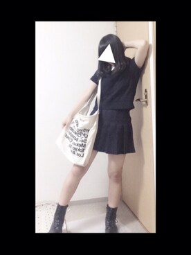 「Right-on（ライトオン）のアイテム（ブーツ）」を使った、김 헤미さん（レディース・155cm）の夏コーディネート