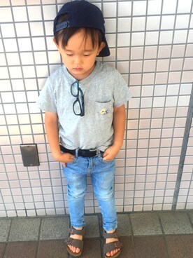 atsukunnn❤︎⍤⃝さん(キッズ・110cm)の夏コーディネート