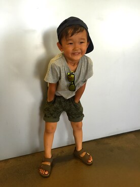 atsukunnn❤︎⍤⃝さん(キッズ・100cm)の夏コーディネート