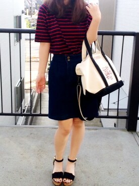 yanさん（レディース・157cm）の夏コーディネート