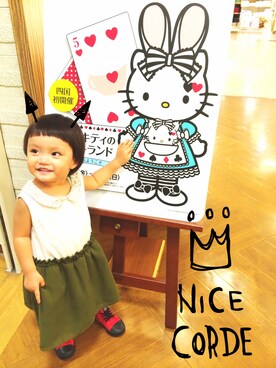 kikoさん(キッズ・90cm)の夏コーディネート