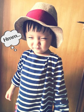 「花柄 トップス」｜kikoさん（キッズ・90cm）の秋コーディネート