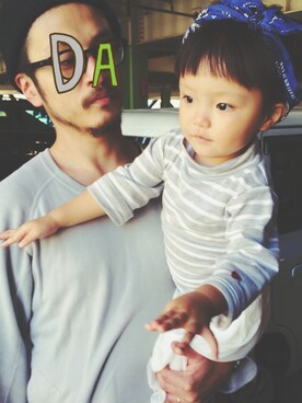 「スエット」｜kikoさん（キッズ・90cm）の冬コーディネート